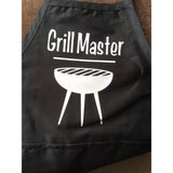 King of the Grill Barbecue Apron or Grill Master BBQ Apron with 3 pockets, Gift for Dad, Gifts for Him, Backyard BBQ fun, Outdoor Party