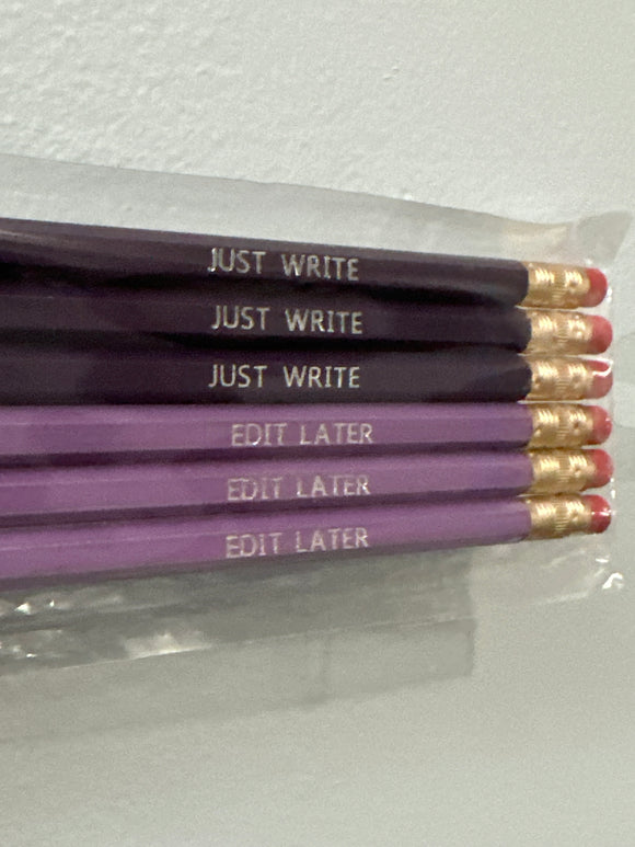 Just Write, Edit Later Pencil Set
