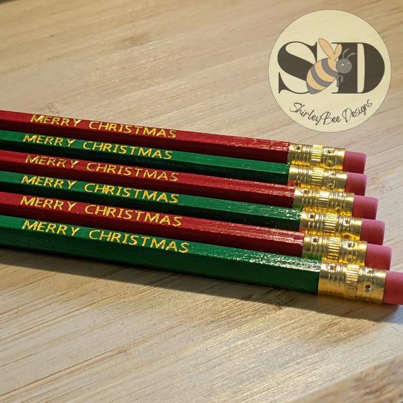 Merry Christmas Pencil Set