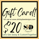 ShirleyBee Designs Gift Card