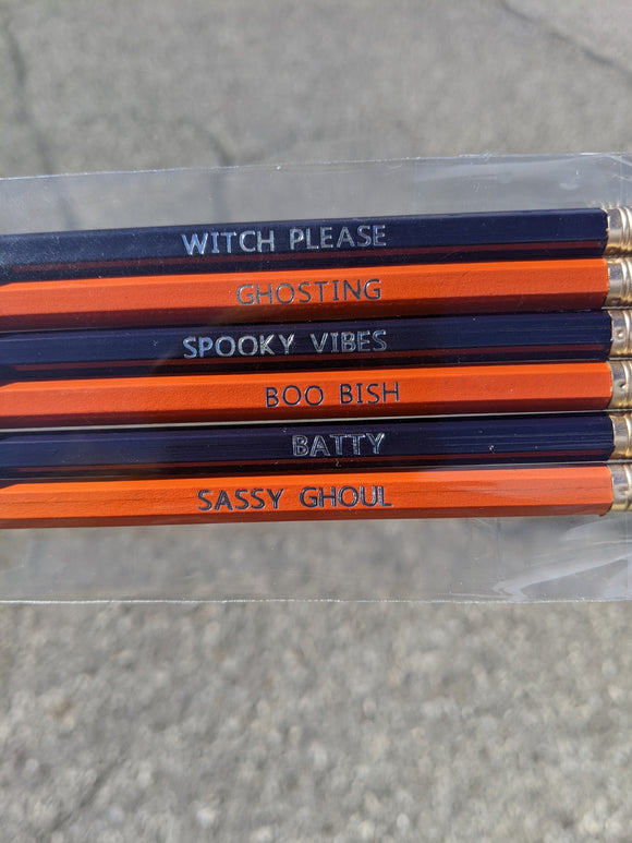 Halloween Femme Pencil Set