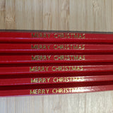 Merry Christmas Pencil Set