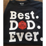 Best Dad Ever D20 T-Shirt