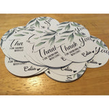 Thank You For Showering Me With Love Sticker Sets, Custom Wedding Shower Gift, Personalized Favor Stickers, Bridal Favours,